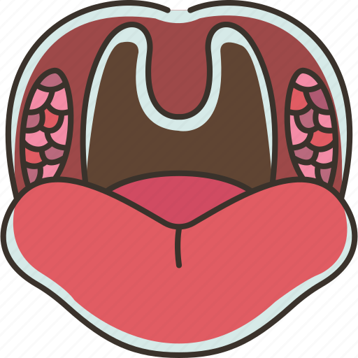 Tonsils, mouth, tongue, lymphatic, throat icon - Download on Iconfinder