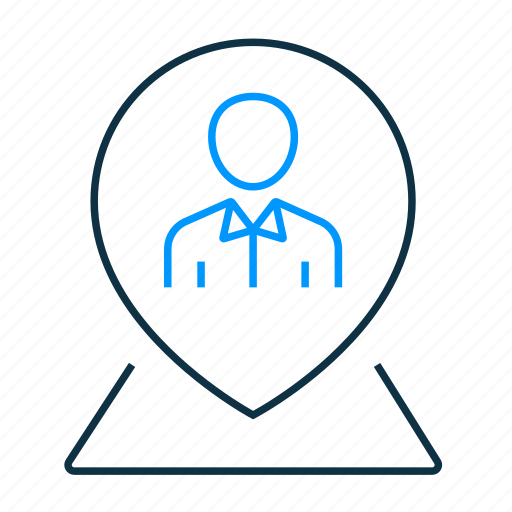 Employee, location, employee location, job location, human resources icon - Download on Iconfinder