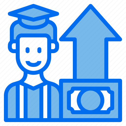 Education, up, arrow, money icon - Download on Iconfinder
