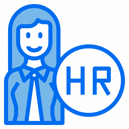 Human, resource, person, female, business icon - Download on Iconfinder