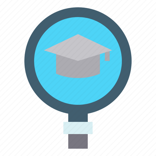 Education, search, find, congratulation, hat icon - Download on Iconfinder