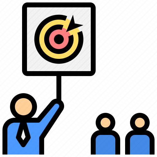 Goal, mission, training, business, target, leader icon - Download on Iconfinder