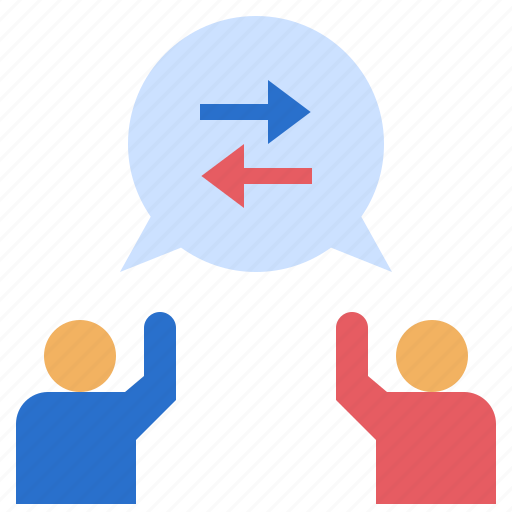 Communication, opinion, exchange, idea, talking, sharing icon - Download on Iconfinder