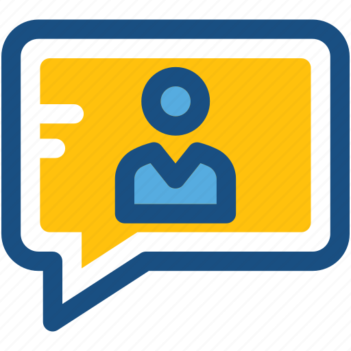 Chat bubble, chat support, online chat, online support, user icon - Download on Iconfinder