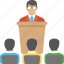 business conference, business meeting, business presentation, lecture, training session 