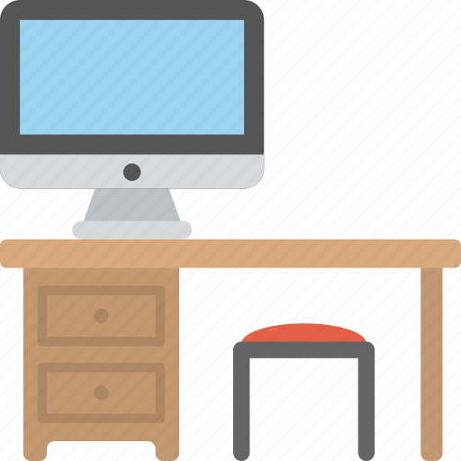 Job, office, office desk, workplace, workspace icon - Download on Iconfinder