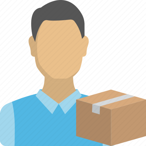 Delivery boy, package, parcel, shipment, shipping icon - Download on Iconfinder