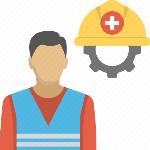 Engineer, labour, technician, worker, yellow hat icon - Download on Iconfinder