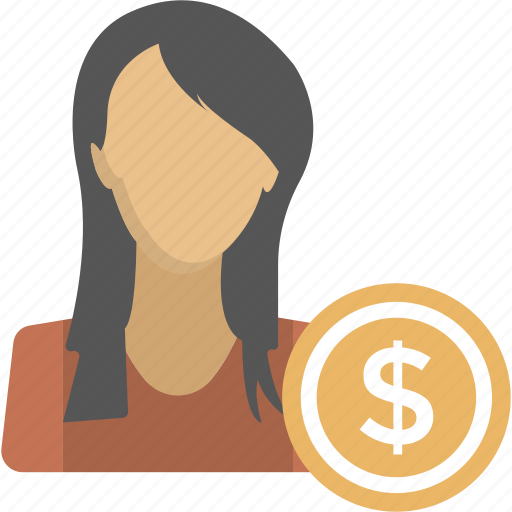 Business woman, entrepreneur, financer, investor, trader icon - Download on Iconfinder