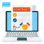 contract, paper, electronic, online, certificate 