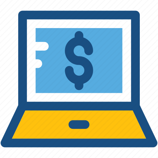 Dollar, e commerce, online business, online job, online work icon - Download on Iconfinder