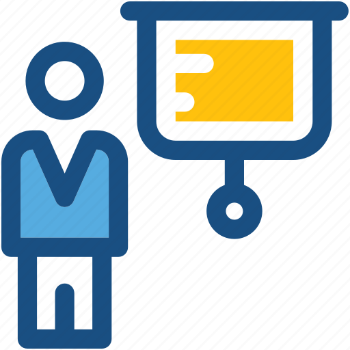 Lecture, meeting, presentation, training, tutor icon - Download on Iconfinder