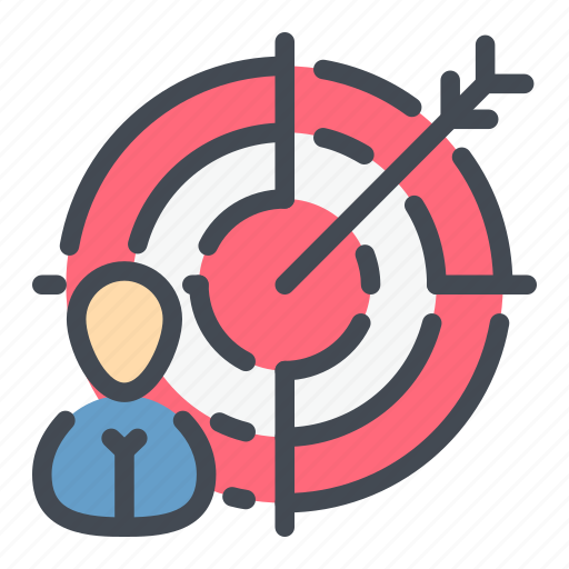 Employee, head, hunter, hunting, person, target icon - Download on Iconfinder