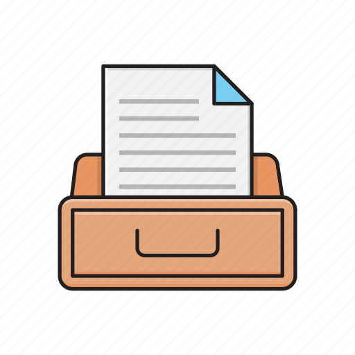 Archive, cabinet, document, drawer, sheet icon - Download on Iconfinder