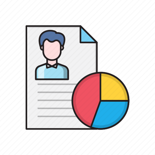 Cv, document, graph, report, resume icon - Download on Iconfinder