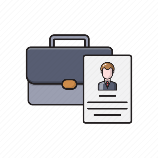 Briefcase, cv, hiring, portfolio, resume icon - Download on Iconfinder