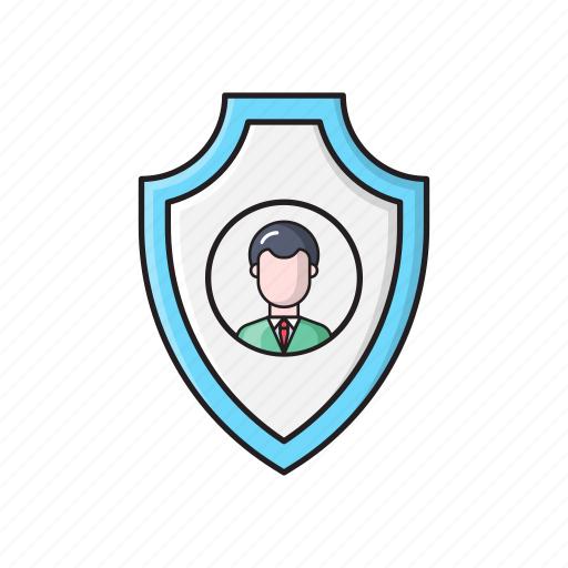 Profile, protection, secure, shield, user icon - Download on Iconfinder