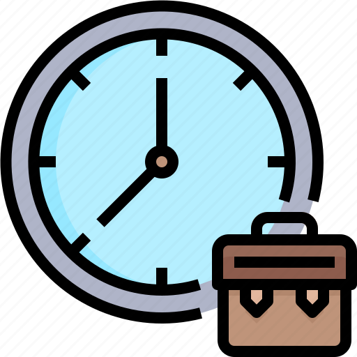 Timetable, time, management, briefcase, date, work icon - Download on Iconfinder
