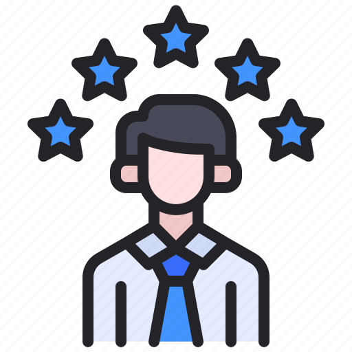 Best, employee, worker, stars, job icon - Download on Iconfinder