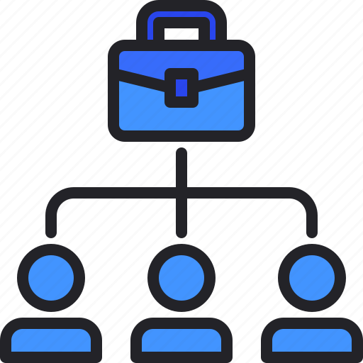 Hierarchy, job, portfolio, work, bag icon - Download on Iconfinder