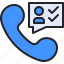 telephone, communication, phone, user, checklist 