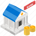bank, building, depository house, financial institute, real estate