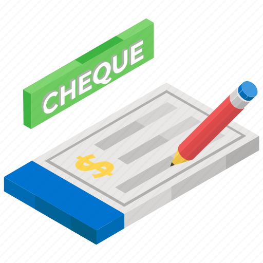 Bank cheque, check book, cheque writer, corporate cheque, financial cheque, payment cheque icon - Download on Iconfinder