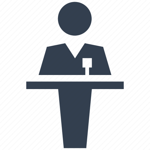 Businees, conference hall, human, manager, men, presentation, stage icon - Download on Iconfinder