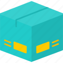 package, box, cardboard, logistics, shipping, icon