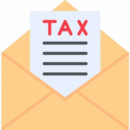Tax, mail, email, notification, taxation, icon icon - Download on Iconfinder