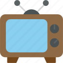 television, entertainment, retro, screen, tv, tvset, video, icon