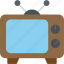 television, entertainment, retro, screen, tv, tvset, video, icon 