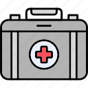 first, aid, kit, equipment, healthcare, hospital, medical, icon