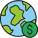 global, economy, business, money, world, icon