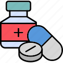 pills, drug, medication, tablets, icon