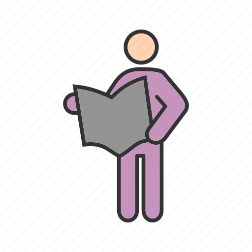 Book, group, newspaper, person, read, reading, study icon - Download on Iconfinder