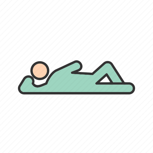 Beautiful, casual, down, grass, happy, lying, young icon - Download on Iconfinder