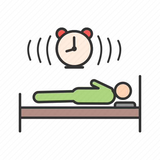 Bed, lying, relaxed, rest, sleep, sleeping icon - Download on Iconfinder