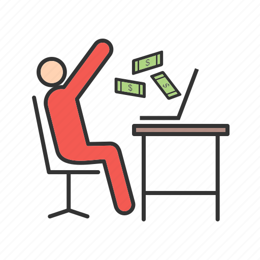 Business, computer, earn, man, money, revenue, technology icon - Download on Iconfinder