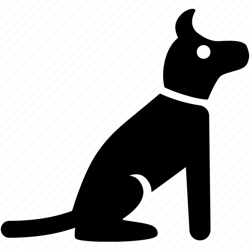 Dog, sitting, waiting icon - Download on Iconfinder