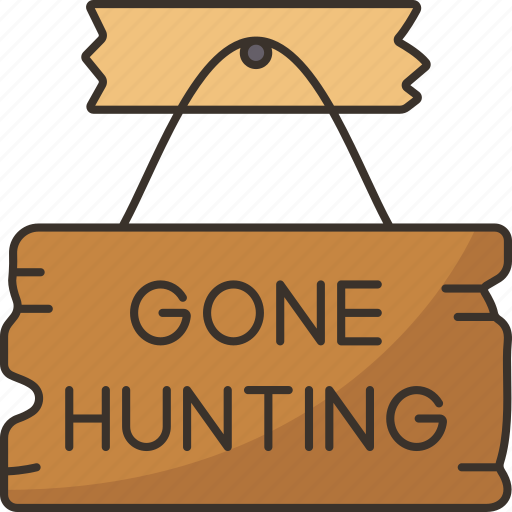 Hunting, sign, adventure, activity, season icon - Download on Iconfinder