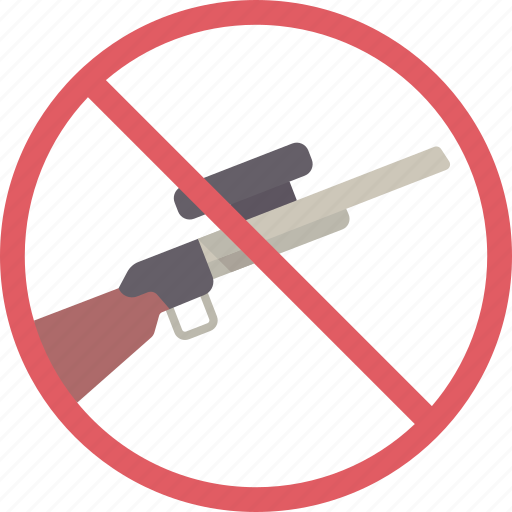 Hunting, gun, prohibited, forbidden, restricted icon - Download on Iconfinder