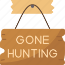 hunting, sign, adventure, activity, season