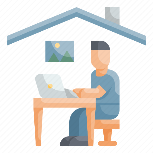 Home, working, coworking, worker, office icon - Download on Iconfinder