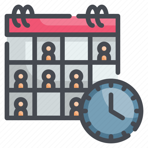 Calendar, work, schedule, working, time icon - Download on Iconfinder