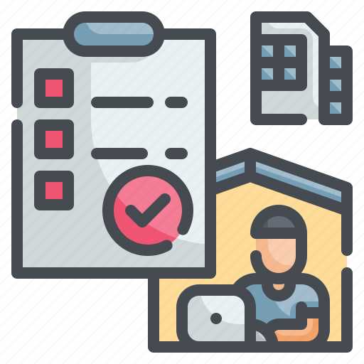 Monitoring, activities, worker, online, inspect icon - Download on Iconfinder