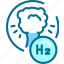 blue, explosion, h2, hydrogen, energy 