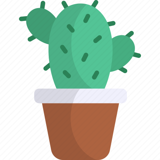 Cactus, cacti, pot plant, house plant, cactaceae, decoration icon - Download on Iconfinder