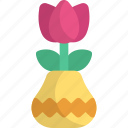 flower vase, flower pot, decoration, floral, bloom, house plant