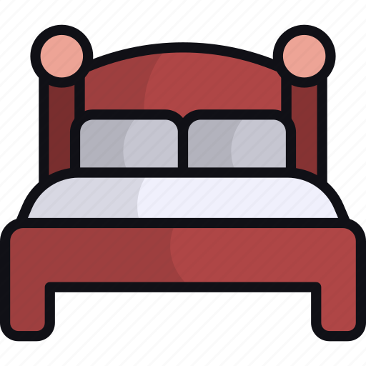 Bed, bedroom, sleep, furniture, household, rest icon - Download on Iconfinder